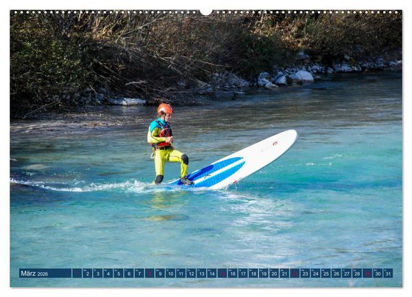 Produktbild: Wildwasser Stand up (hochwertiger Premium Wandkalender 2026 DIN A2 quer), Kunstdruck in Hochglanz