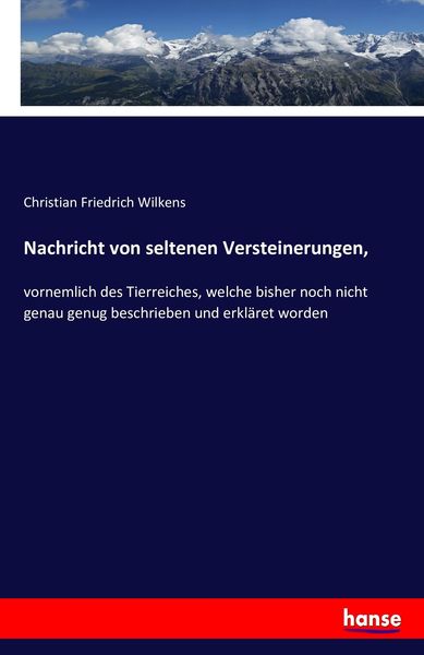 Produktbild: Nachricht von seltenen Versteinerungen,