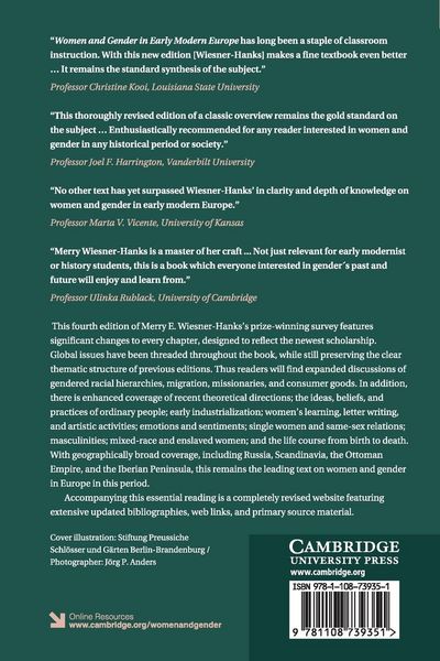 Produktbild: Women and Gender in Early Modern Europe