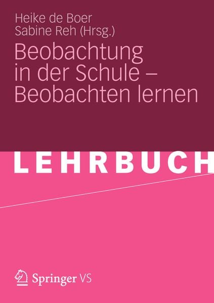 Produktbild: Beobachtung in der Schule &ndash; Beobachten lernen
