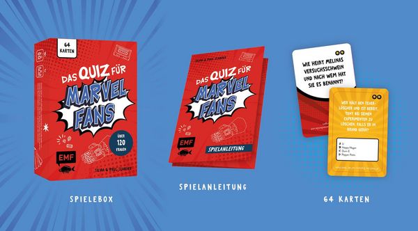 Produktbild: Kartenspiel: Das inoffizielle Quiz f&uuml;r Marvel-Fans