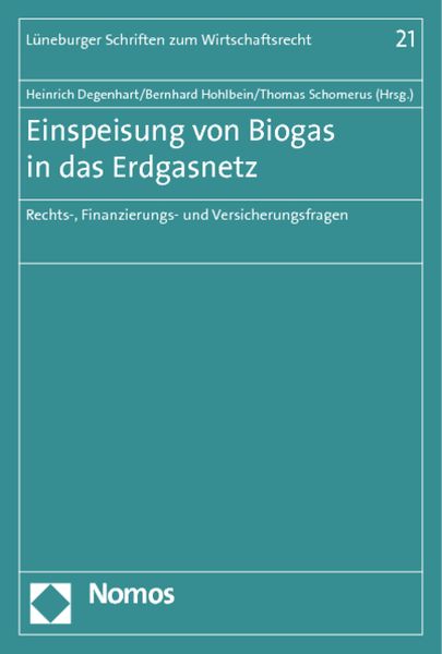 Produktbild: Einspeisung von Biogas in das Erdgasnetz