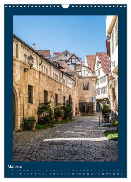 Produktbild: Esslingen am Neckar - Sehenswertes (Wandkalender 2026 DIN A3 hoch), CALVENDO Monatskalender