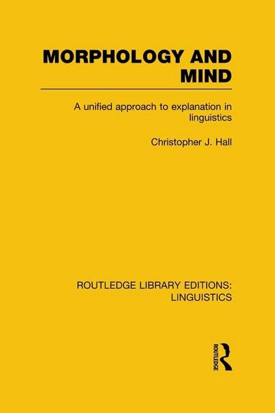 Produktbild: Morphology and Mind (RLE Linguistics C: Applied Linguistics)