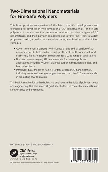 Produktbild: Two-Dimensional Nanomaterials for Fire-Safe Polymers