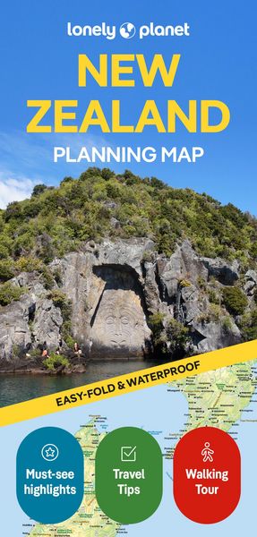 Produktbild: Lonely Planet New Zealand Planning Map
