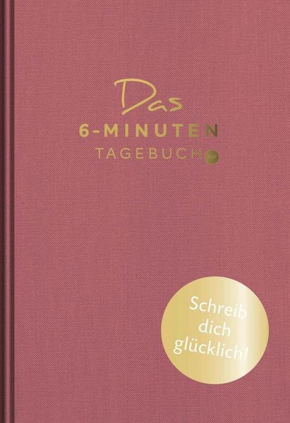 Produktbild: Das 6-Minuten-Tagebuch pur (granat)