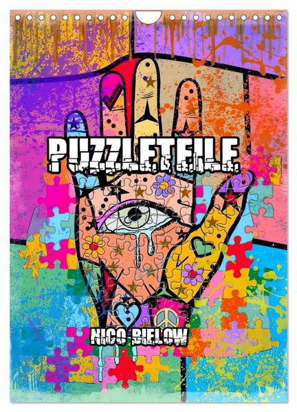 Puzzleteile (Wandkalender 2026 DIN A4 hoch), CALVENDO Monatskalender