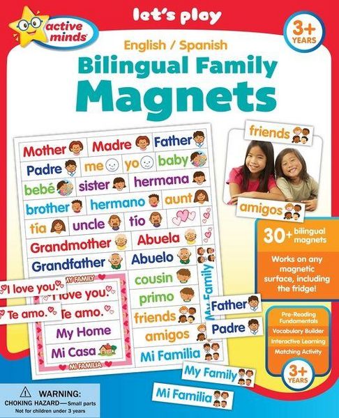 Produktbild: Active Minds English/Spanish Bilingual Family Magnets