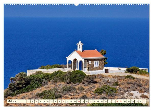 Produktbild: Gr&uuml;nde f&uuml;r Urlaub auf Kreta (hochwertiger Premium Wandkalender 2026 DIN A2 quer), Kunstdruck in Hochglanz