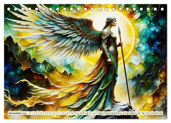 Produktbild: W&auml;chter der Berge (Tischkalender 2026 DIN A5 quer), CALVENDO Monatskalender