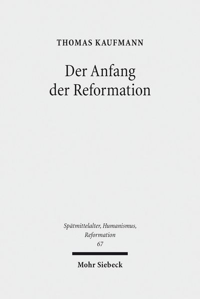 Produktbild: Der Anfang der Reformation