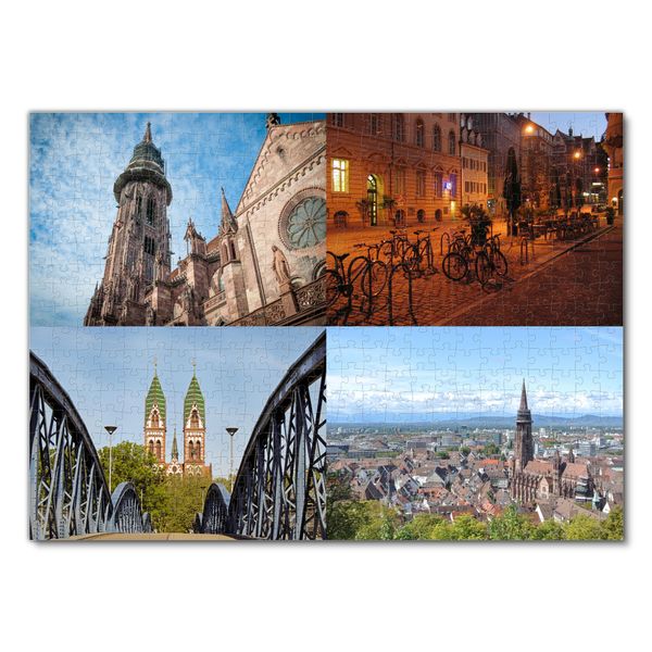 Produktbild: Lais Puzzle Collage Freiburg 500 Teile