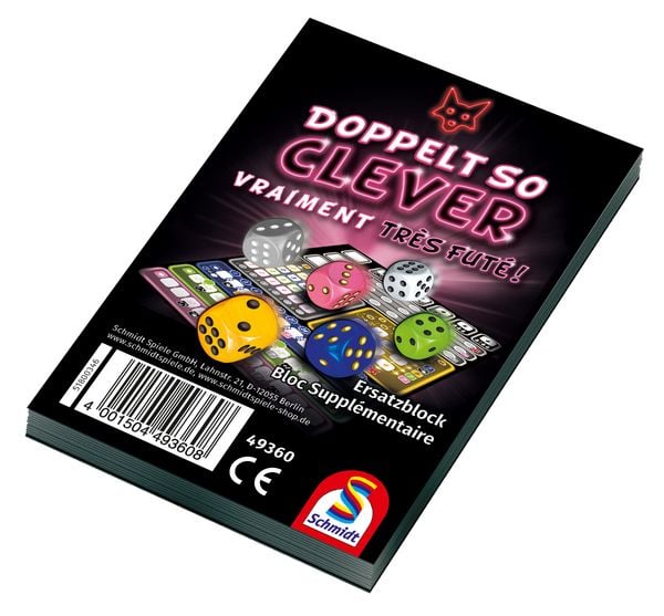 Produktbild: Schmidt Spiele - Doppelt so clever Einzelblock
