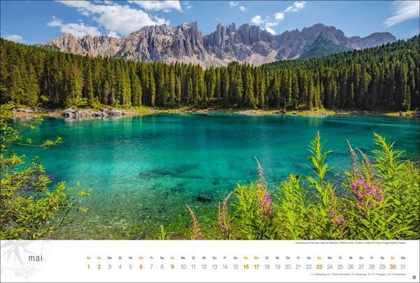 Produktbild: S&uuml;dtirol Globetrotter Kalender 2027 - Von romantischen T&auml;lern und schroffer Bergwelt