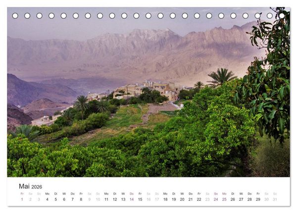 Produktbild: Oman - Arabiens Zauberwelt (Tischkalender 2026 DIN A5 quer), CALVENDO Monatskalender