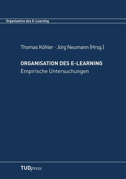 Produktbild: Organisation des E-Learning 2