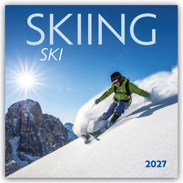 Produktbild: Skiing &ndash; Skifahren 2027 &ndash; 16-Monatskalender