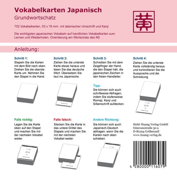 Produktbild: Vokabelkarten Japanisch