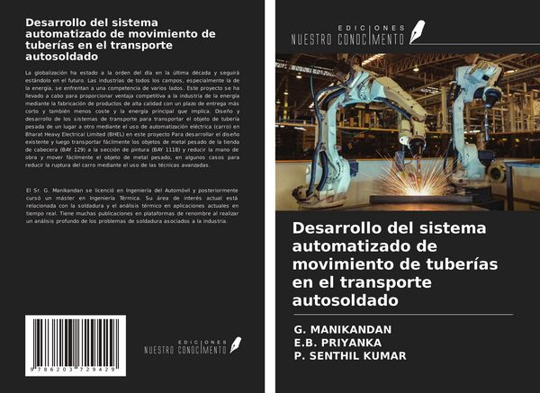 Produktbild: Desarrollo del sistema automatizado de movimiento de tuber&iacute;as en el transporte autosoldado