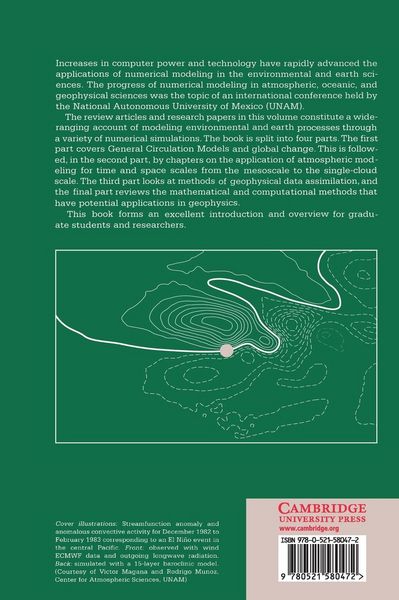 Produktbild: Numerical Simulations in the Environmental and Earth Sciences