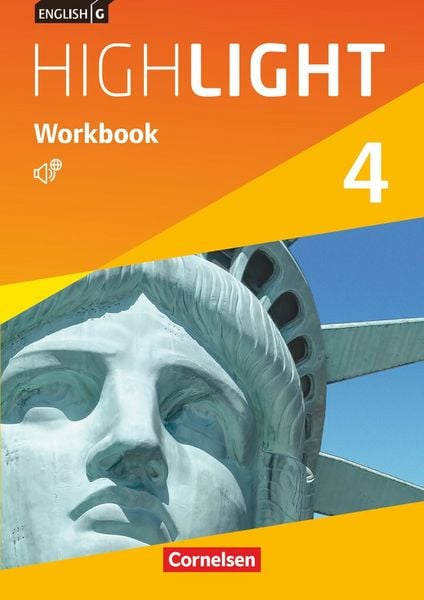 Produktbild: English G Highlight 4: 8. Schuljahr. Workbook mit Audios Online Hauptschule