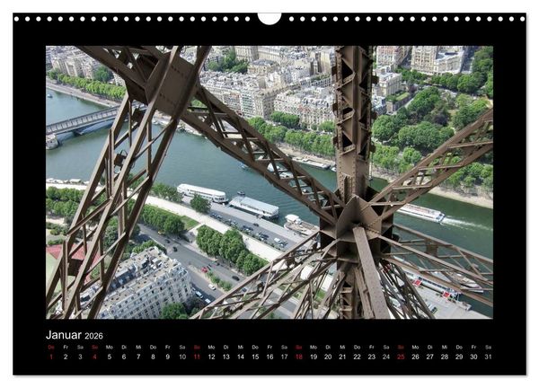 Produktbild: Paris von oben (Wandkalender 2026 DIN A3 quer), CALVENDO Monatskalender