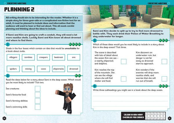 Produktbild: Minecraft English Ages 8-9
