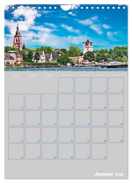 Produktbild: ELTVILLE &ndash; Wein-, Sekt- und Rosenstadt am Rhein (Wandkalender 2026 DIN A4 hoch), CALVENDO Monatskalender