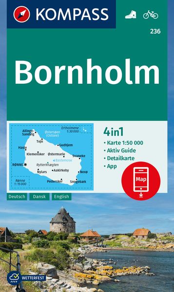 Produktbild: KOMPASS Wanderkarte 236 Bornholm 1:50.000