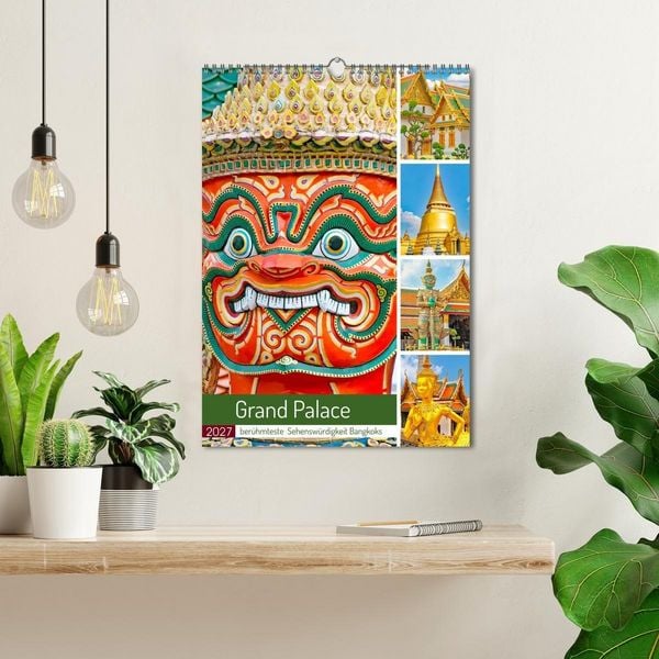 Produktbild: Grand Palace - ber&uuml;hmteste Sehensw&uuml;rdigkeit Bangkoks (Wandkalender 2027 DIN A3 hoch), CALVENDO Monatskalender