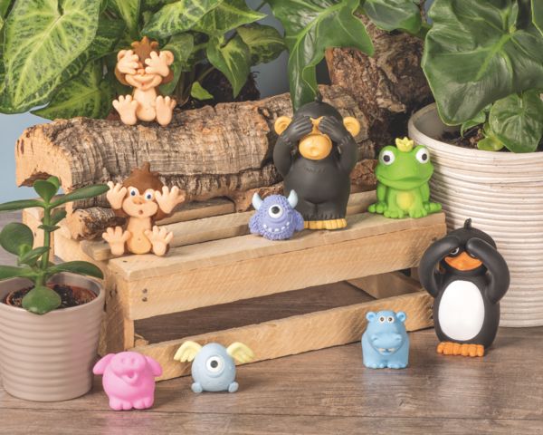 Produktbild: Brunnen Display Radiergummi funny Monster