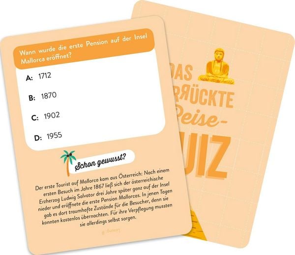Produktbild: Das verr&uuml;ckte Reise-Quiz