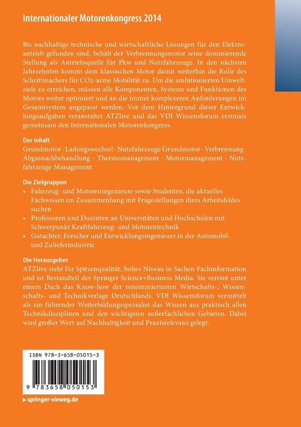 Produktbild: Internationaler Motorenkongress 2014