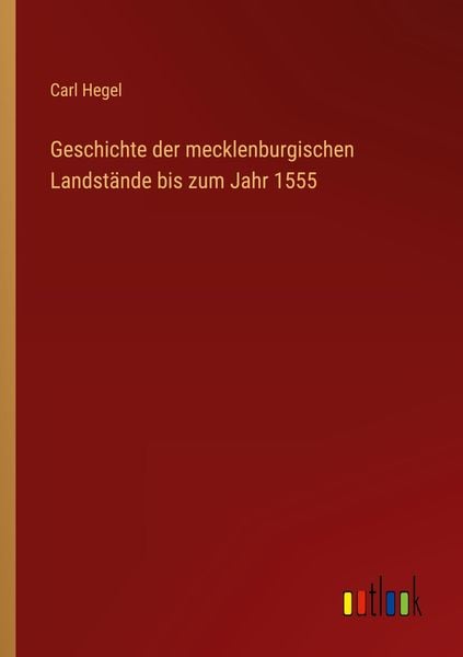 Produktbild: Geschichte der mecklenburgischen Landst&auml;nde bis zum Jahr 1555
