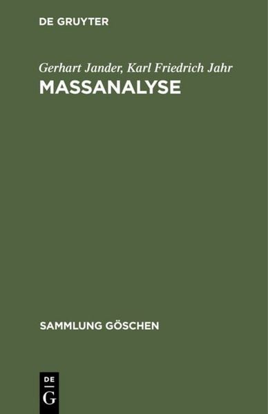 Produktbild: Ma&szlig;analyse