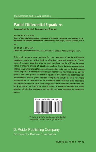 Produktbild: Partial Differential Equations