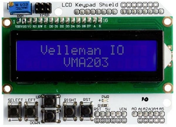 Produktbild: Whadda WPSH203 LCD Display Passend f&uuml;r (Entwicklungskits): Arduino