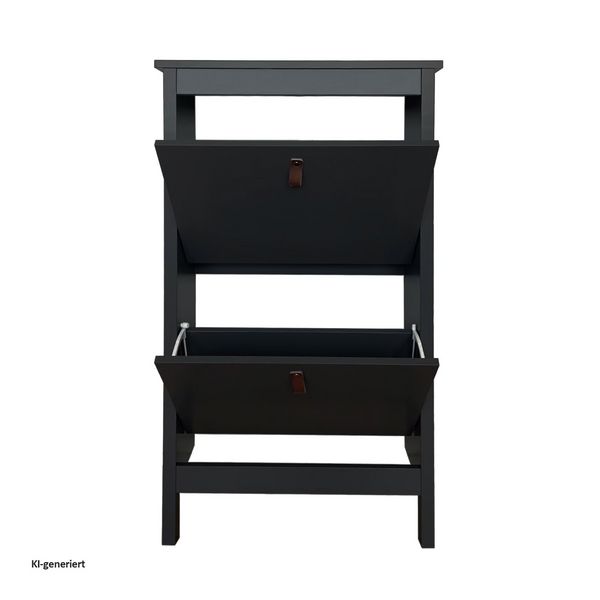 Produktbild: HTI-Living Schuhschrank Hayet Schwarz Schuhschrank Hayet Schwarz