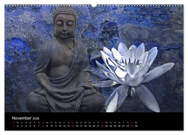 Produktbild: All U Buddhas (Wandkalender 2026 DIN A2 quer), CALVENDO Monatskalender