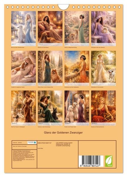 Produktbild: Glanz der Goldenen Zwanziger (Wandkalender 2027 DIN A4 hoch), CALVENDO Monatskalender