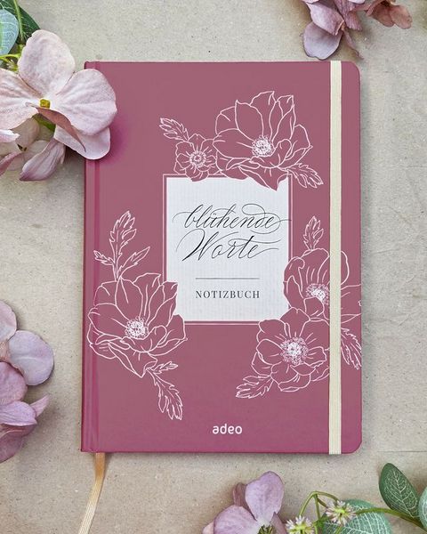 Produktbild: Bl&uuml;hende Worte - Notizbuch