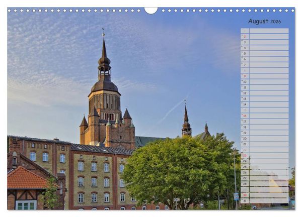 Produktbild: Stralsund. Das Tor zur Insel R&uuml;gen (Wandkalender 2026 DIN A3 quer), CALVENDO Monatskalender
