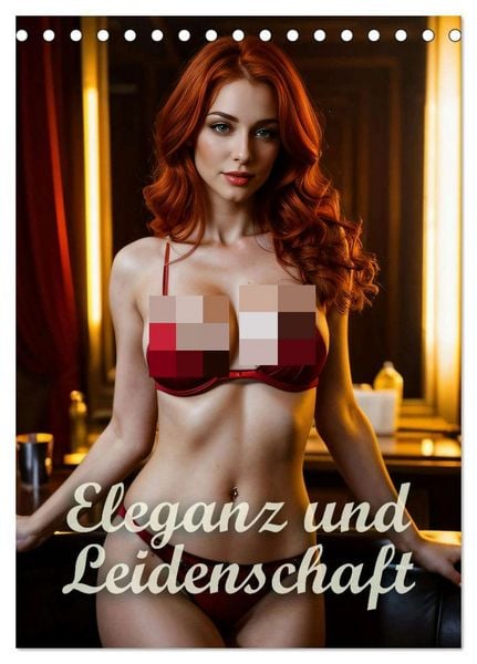 Produktbild: Eleganz und Leidenschaft (Tischkalender 2026 DIN A5 hoch), CALVENDO Monatskalender