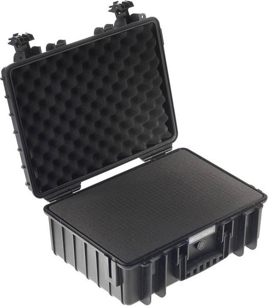 Produktbild: B & W International Outdoor Koffer outdoor.cases Typ 5000 22.2 l (B x H x T) 470 x 365 x 190 mm Schwarz 5000/B/SI