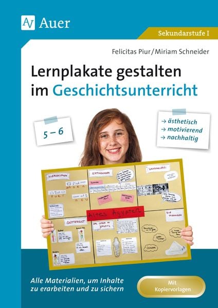 Produktbild: Lernplakate gestalten im Geschichtsunterricht 5-6