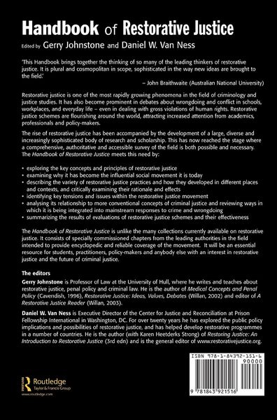 Produktbild: Handbook of Restorative Justice