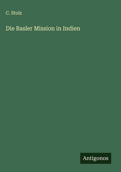 Produktbild: Die Basler Mission in Indien