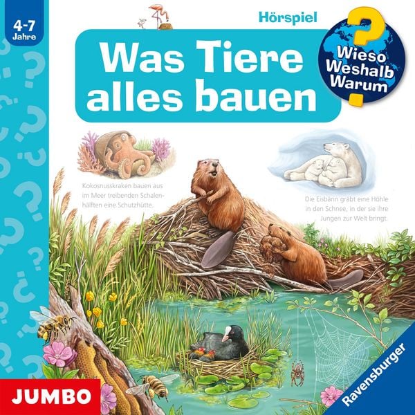 Produktbild: Was Tiere alles bauen (Wieso? Weshalb? Warum? Folge 66)