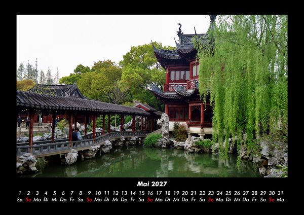 Produktbild: Tempel 2027 Fotokalender DIN A3